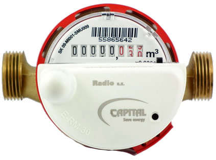 Contor de apă caldă cu modul radio ERM-30 Capital Save Energy