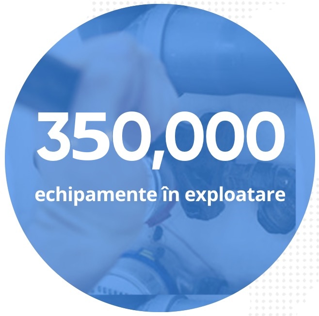 350.000 de echipamente în exploatare